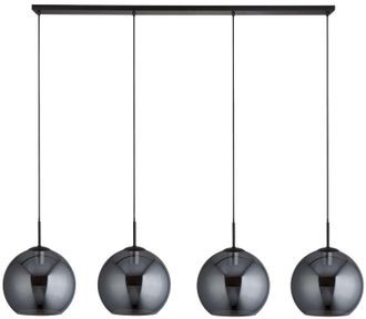 Searchlight Grosse, dimmbare Design H&auml;ngelampe Amsterdam 175 cm - 4-flammig