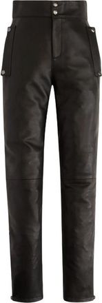 Etro Leather Skinny Fit Trousers Size S