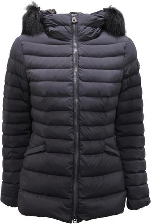 Peuterey Turmalet Jas in Blauw Nylon Polyester - Dames - Winterjassen - Blauw - 2XL - Polyester - Jassen