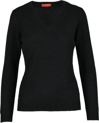 Ballantyne Kasjmier Pullover Trui - Dames - Cashmere truien - Zwart - L - Kasjmier - Truien & Vesten