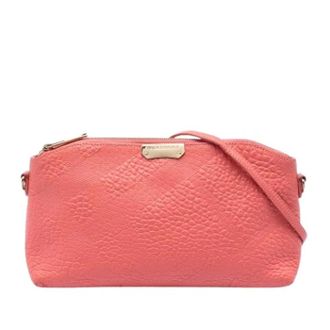 Burberry Pre-owned Cross Body Bags, female, Pink, Size: ONE SIZE Pre-owned Chichester Crossbody Bag