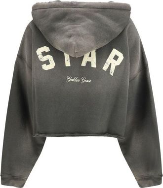 Golden Goose Womens Gray Cotton Sweatshirt Clothing