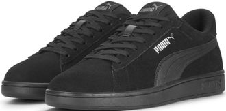 Puma Sneaker PUMA SMASH 3.0, Damen, Gr. 42,5, schwarz (puma schwarz, puma schwarz, puma silber), unifarben, Schuhe Sneaker