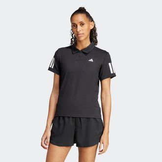adidas Poloshirt ADIDAS PERFORMANCE CLUB POLO, Damen, Gr. XXL, schwarz, Obermaterial: 86% Polyester, 14% Elasthan, normal, Rundhals, Shirts Poloshirt
