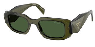 Prada PR 17WSF Asian Fit 19Z1I0 Womens Sunglasses Green Size 51