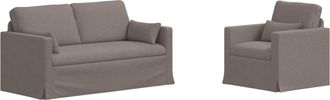 vidaXL Set Di Divani 2 Pz Talpa Tessuto Vidaxl