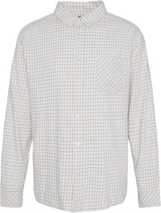 Barbour Newbury Shirt in Uniform Groen - Heren - Casual Overhemden - Beige - L - Katoen - Overhemden