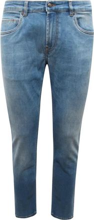 Fay Slim-fit Jeans - Heren - Slim Fit Jeans - Blauw - W35 - Katoen - Jeans