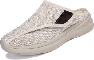 Generic WomenS Slippers Fleece Lining Slip On Women Shoes Adjustable Hook And Loop Closure Shoe Cloud-Like Comfort Footwear Slipper Weekend Lounging Couple Ho