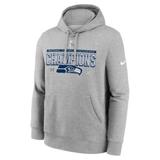 Nike Seattle Seahawks 2026 NFC Champions Trophy Collection Nike Mens NFL Pullover Hoodie in Grey | NKDK06G78Z-5YL
