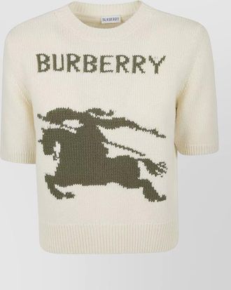 Burberry skylar knitwear crew neck short sleeves
