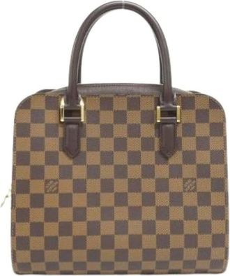Louis Vuitton Pre-owned Handbags, male, Brown, Size: ONE SIZE Pre-owned Triana Damier Bag