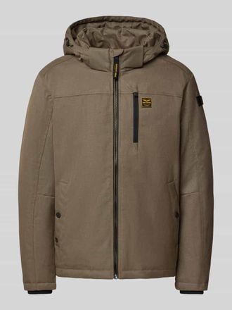 PME Legend Parka mit Kapuze Modell STRATOR in Stein, Gr&ouml;&szlig;e L