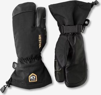 Hestra Dreifingerhandschuh aus Leder Army