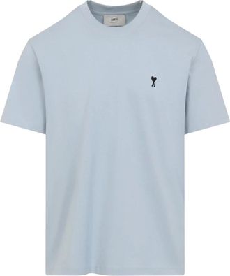 Ami Heren, Tops, Blauw, Maat: 2XL Katoen