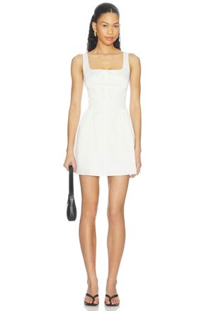 Elodie Rumi Mini Dress In White