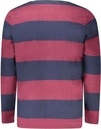 Timberland Striped Cotton Polo - Navy
