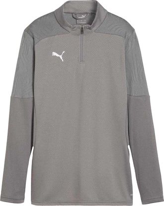 Puma Trainingsjack met kwartrits voor heren (Grijs)