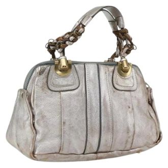 Chlo&eacute; Pre-owned Handbags, female, Gray, Size: ONE SIZE Pre-owned Hand Bag
