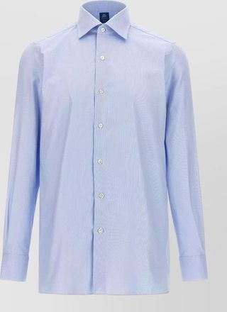 Finamore cotton long-sleeve shirt