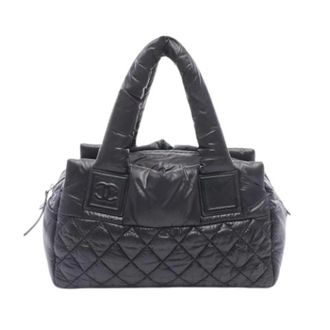 Chanel Pre-owned Handbags, female, Black, Size: ONE SIZE Pre-owned Nylon Handbag