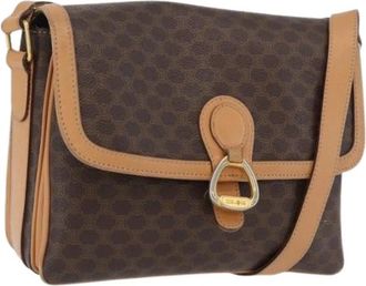 Celine Pre-owned Plastic Crossbody Tas - Dames - Vintage Schoudertas - Bruin - ONE Size - Vintage