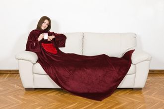 OEM Kanguru Deluxe Passion Mantas 140 X 210 Cm Franela Burdeos