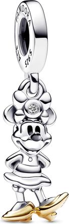 Pandora Disney 100th Anniversary Minnie Mouse Lab-grown Diamond Dangle Charm