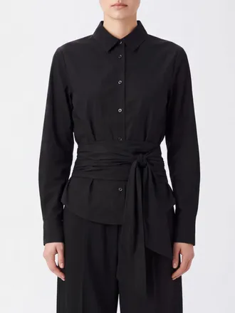 Gimaguas Ashley Cotton Poplin Shirt with Tie-Waist Belt