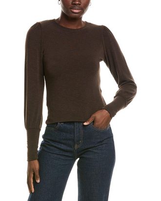 Michael Stars Fonda Puff Sleeve Top