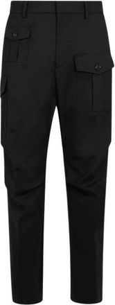 Dsquared2 H26 Broeken - Heren - Slim Fit Broeken - Zwart - M - Broeken