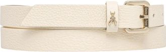 Patrizia Pepe Low-rise Fly Belt - Dames - Riemen - Beige - M - Leer - Accessoires