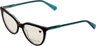 Longchamp Womens 53 mm Havana Azure Opticals
