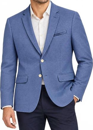 GANT Mens Textured Blazer In Blue