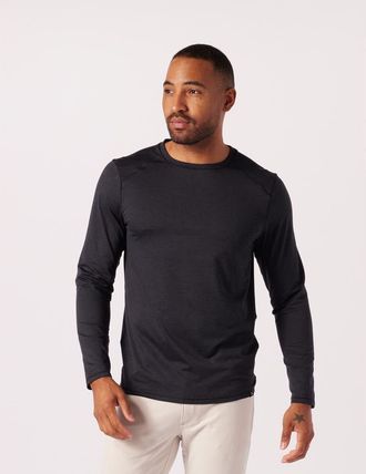 Glyder Dash Crew Neck in Black Marble at Nordstrom, Size Xx-Large