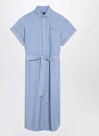 Polo Ralph Lauren Light Blue Chemisier Dress, Size Medium