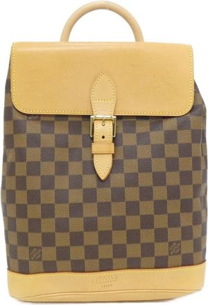 Louis Vuitton Damier Damier Canvas Ebene Damier Canvas Backpack (Pre-Owned)