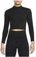 Nike (WMNS) Nike Swoosh Long Sleeve Yoga T-Shirt Black DR2204-010