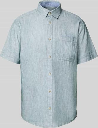 Tom Tailor Regular Fit Freizeithemd aus reiner Baumwolle in Gruen, Größe XXXL