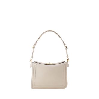 Lanvin Compagnon Small Asymmetrical Bag In Leather Lanvin in Beige at Nordstrom