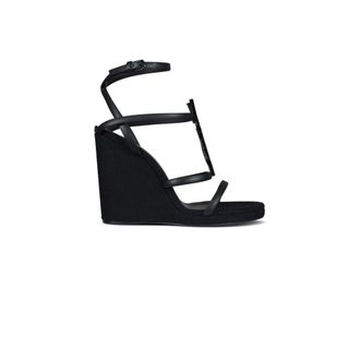 Saint Laurent Dames, Schoenen, Zwart, Maat: 35 1/2 EU Leer