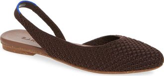 Rothy's The Almond Slingback in Chocolate Lattice at Nordstrom, Size 10.5