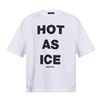 Dsquared2 Hombre, Camisetas, Blanco, Talla: L