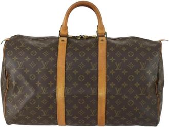 Louis Vuitton Pre-owned Weekend Bags, female, Multicolor, Size: ONE SIZE Louis Vuitton Vintage Monogram Keepall Travel Bag