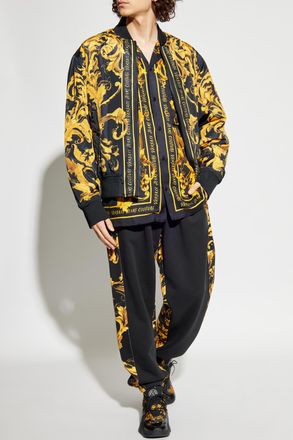 Versace Jeans Couture Shirt With Logo, Mens, Yellow