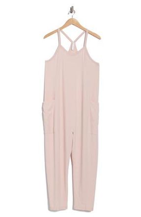 Zella Change of Heart Jumpsuit in Pink Hush Heather at Nordstrom Rack, Size X-Large