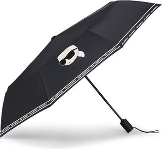 Karl Lagerfeld Ikon umbrella - unisex - Polyester/Steel - One Size - Black