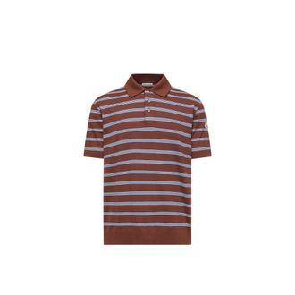 Moncler Moncler Striped Cotton Polo Shirt, Men, Multicolor, Size: Xxl