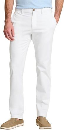 Tommy Bahama Boracay Island Flat Front Stretch Chinos in White at Nordstrom, Size 40 X 32