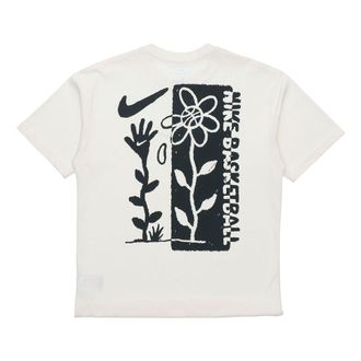 Nike Basketball Graffiti Print Short Sleeve For Men Beige Creamy DC1284-910